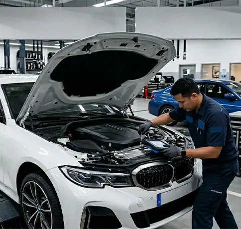 دقة بلا مساومة — مركز خدمة BMW في أبوظبي