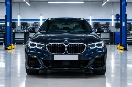 BMW-SUV-in-a-Modern-Service-Garage
