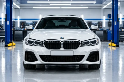 White-BMW-in-a-Modern-Workshop